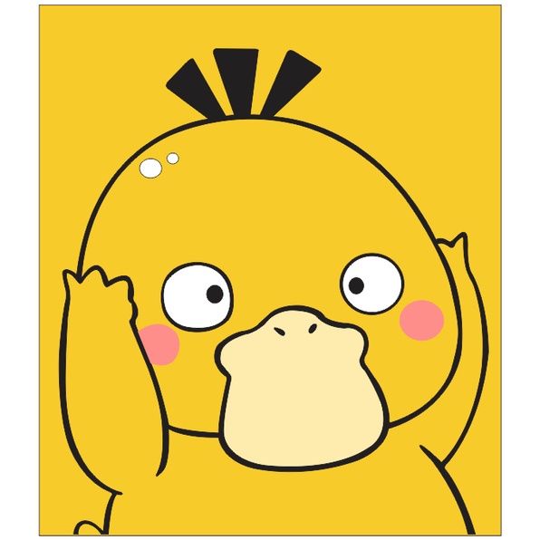 Áo Thun Vịt KODUCK Áo Phông Vịt PSYDUCK, Áo Phông Nam Nữ 38-65kg