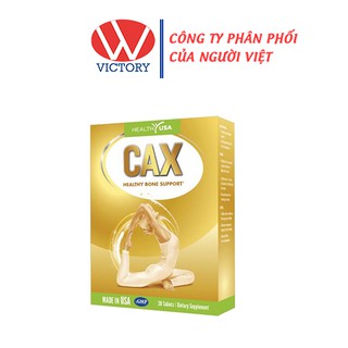 Viên uống CAX - Bổ sung Calci, Vitamin D giúp xương chắc khỏe - Victory Pharmacy