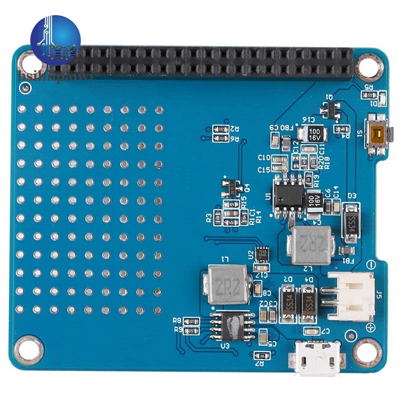 Bản Mạch Mở Rộng Nguồn Pin Raspberry Pi Lithium