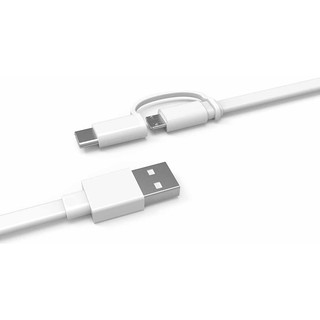 Cáp XIAOMI mi 2 - in - 1 usb cable micro usb to type c 30 cm