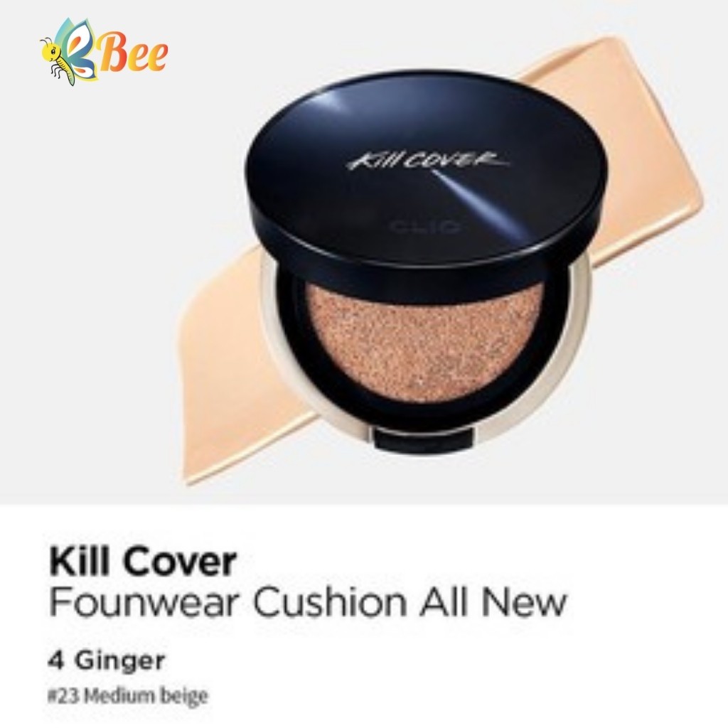 [New Version] Phấn nước che khuyết điểm CLIO Kill Cover Founwear Cushion All New Set 2 Lõi