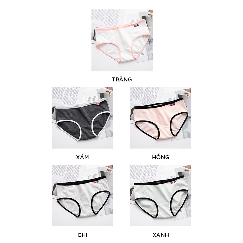 Quần lót nữ giá rẻ cotton cao cấp kháng khuẩn co giãn 4 chiều QL50 | BigBuy360 - bigbuy360.vn
