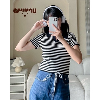 Áo kẻ ngang dáng ôm