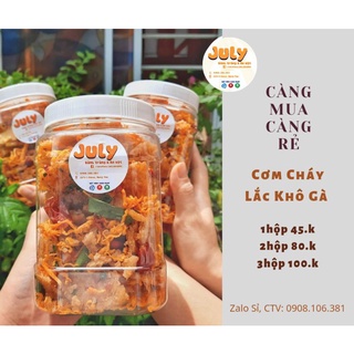 [3 hộp] Cơm Cháy Lắc Khô Gà