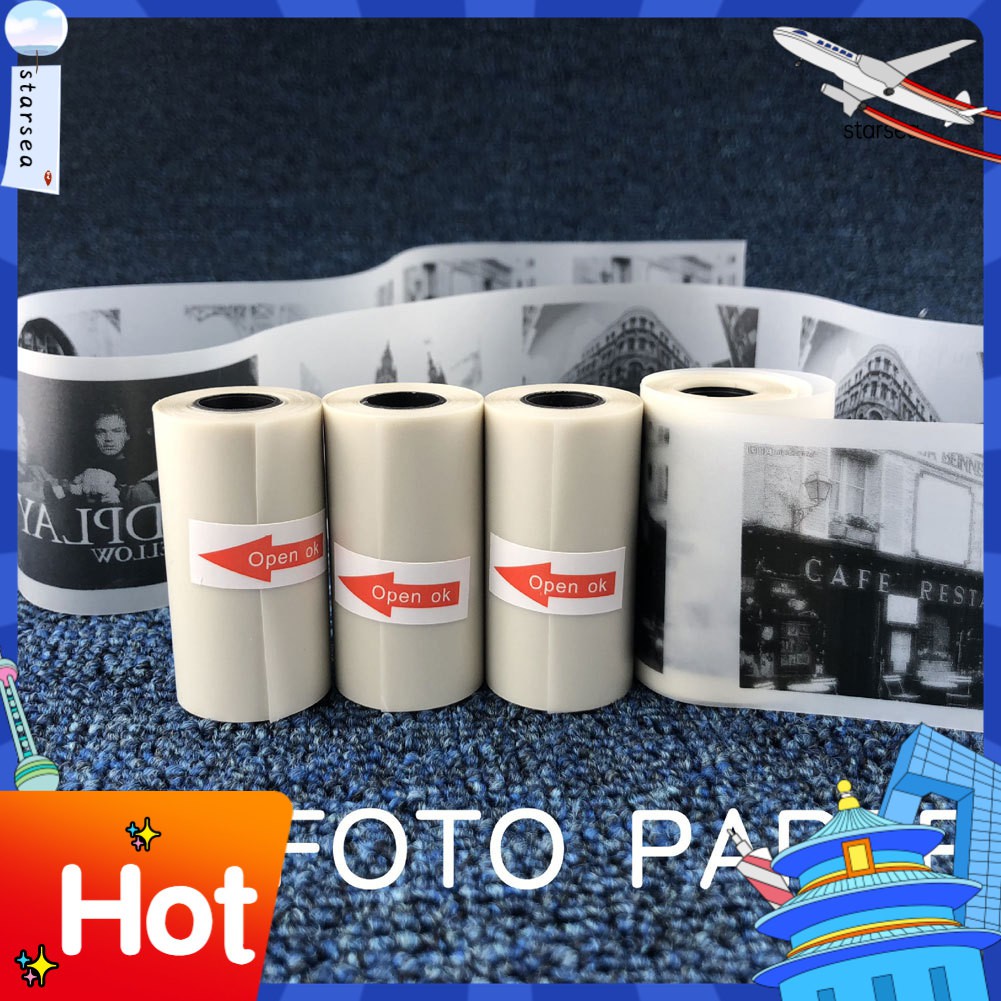 Cuộn Giấy In Nhiệt Bán Trong Suốt 57x30mm Cho Máy In Giấy