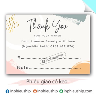 Combo phiếu ship có keo 200k