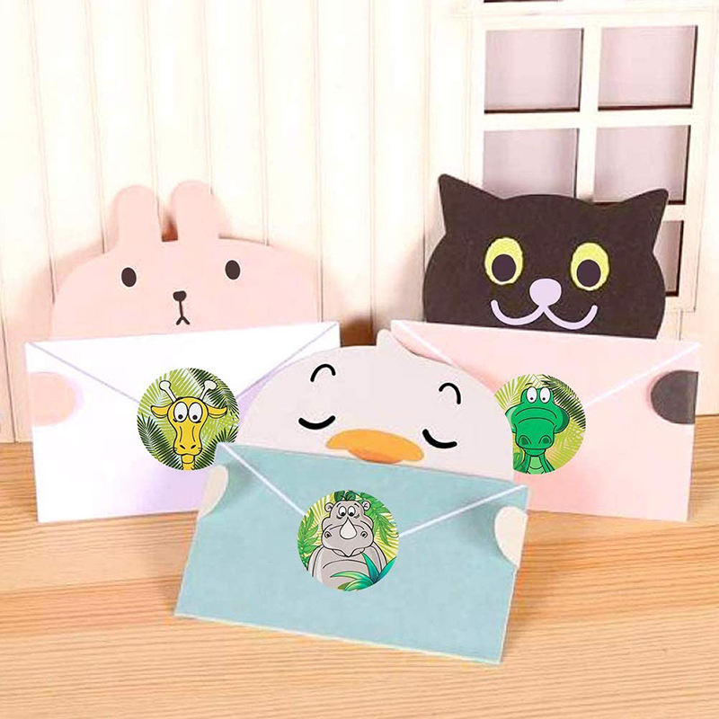 Set 500 miếng dán họa tiết động vật dành cho bé