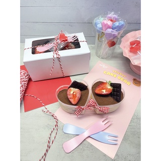 VALENTINE Tiramisu Set 2 cup (tặng kèm nến trái tim)