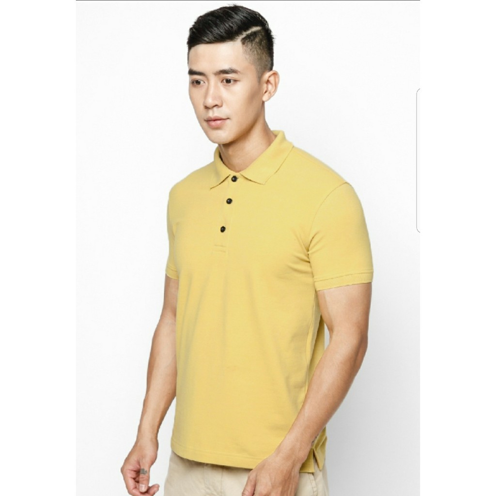 Áo Thun Nam Cộc Tay PoLo cổ bẻ vải trơn khô thoáng mát,form ôm nhẹ nam tính | BigBuy360 - bigbuy360.vn