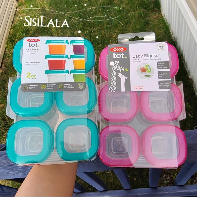 Bộ 6 hộp đựng thức ăn OXO 60ml