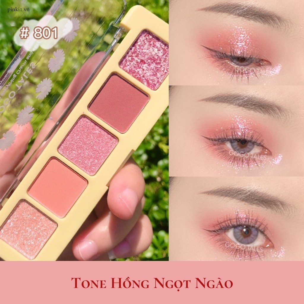 GOGO TALES (Hàng Mới Về) Set 5 Hộp Phấn Mắt Trang Điểm Tiện Dụng Chất Lượng Cao | BigBuy360 - bigbuy360.vn