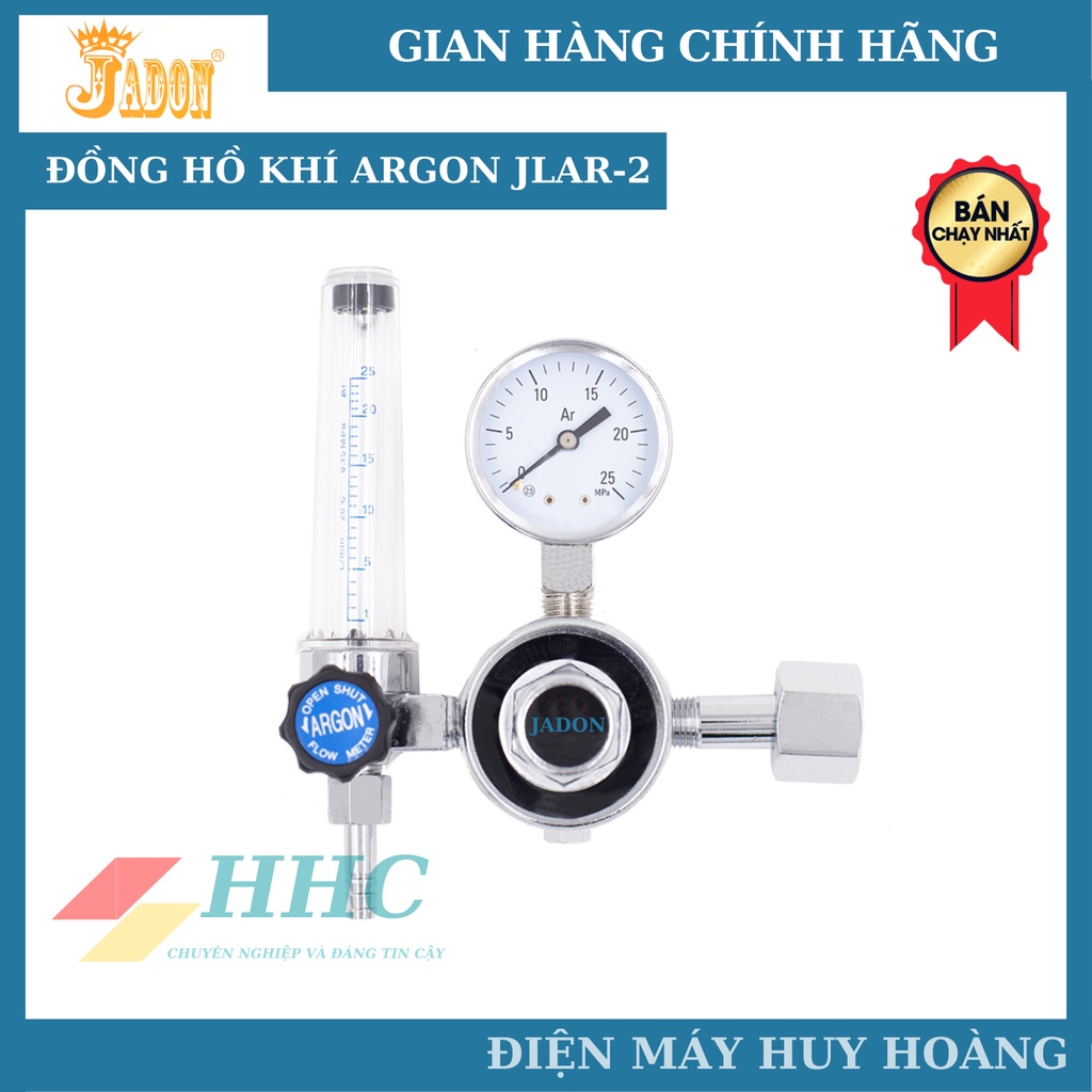 Đồng hồ khí Argon tiết kiệm khí loại cao cấp hiệu Jadon