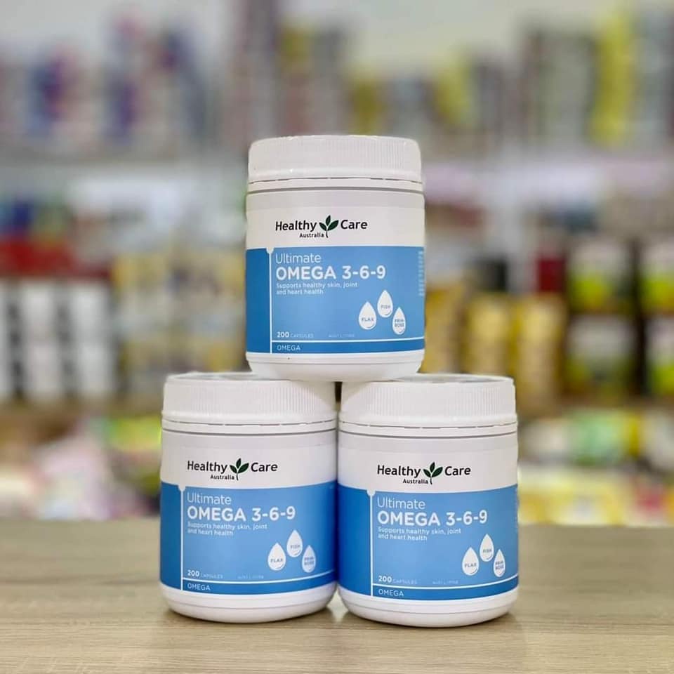 Viên Uống Dầu Cá Healthy Care Ultimate Omega 3 6 9 - 200 viên