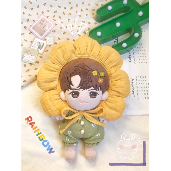 OUTFIT DOLL 10cm-15cm-20cm - Set hoa vàng