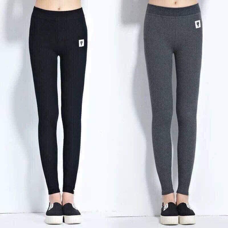 Sỉ quần legging mèo lót lông siêu dày cho nữ