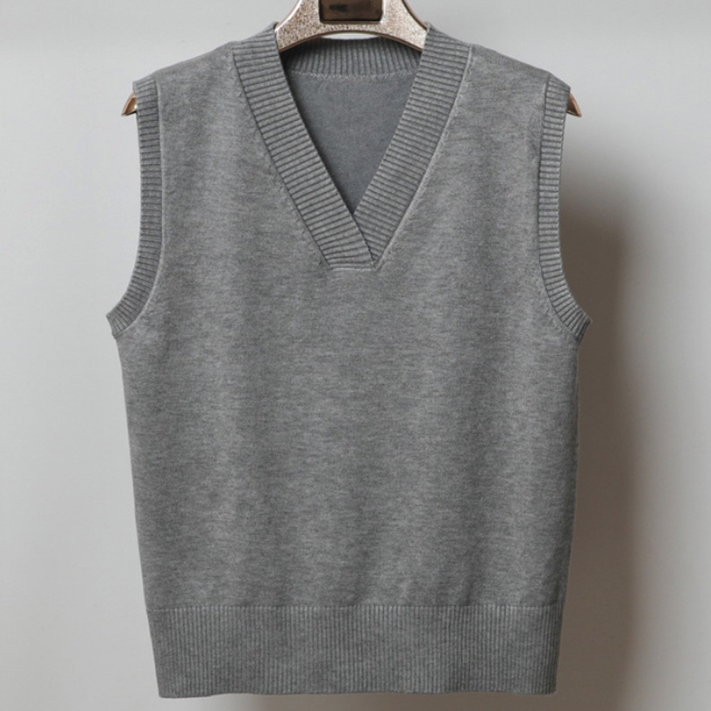 Áo gile nữ, áo len nữ không tay xinh xắn AL-211i | BigBuy360 - bigbuy360.vn