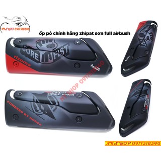 Ốp pô SH 300i sơn Airbrush Cho Sh 2017 - 2019 cao cấp hàng Zhipat ( loại sơn FULL )