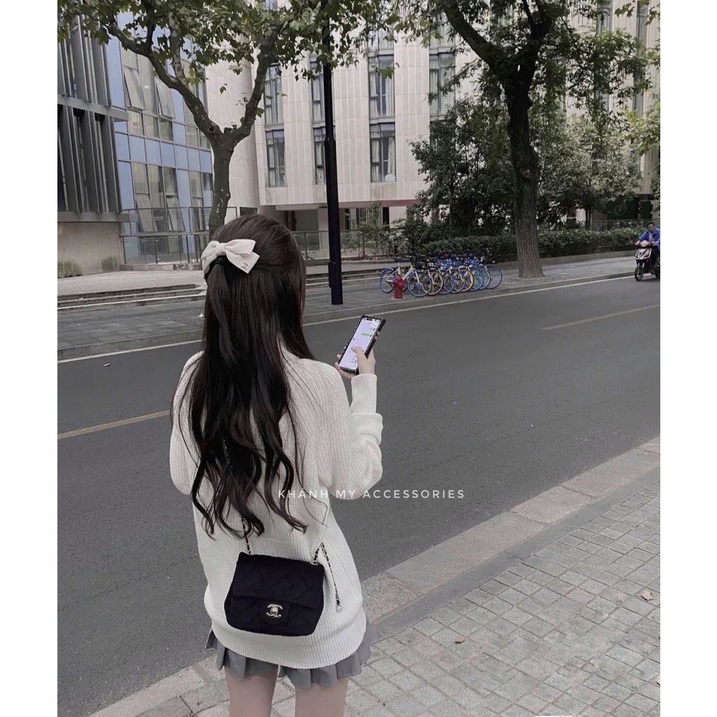 Kẹp Tóc Mới Nhất 2021 💝 Kẹp C.H.A.N.E.L Cao Cấp , Kẹp Tóc Hottrend , Sang Trọng , Trẻ Trung , Siêu Tiện Lợi