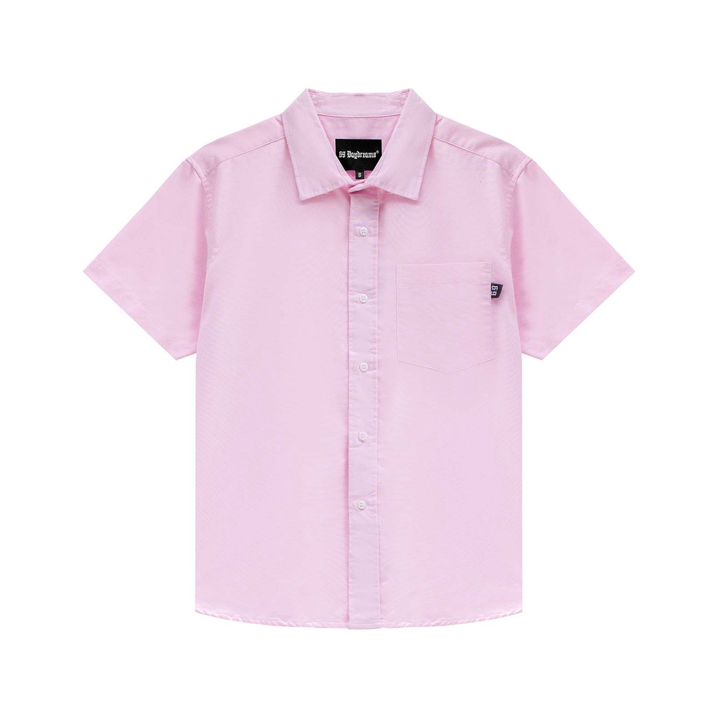 PINK BASIC SHIRT - Áo Sơ Mi Tay Ngắn <69DAYDREAMS> CHÍNH HÃNG