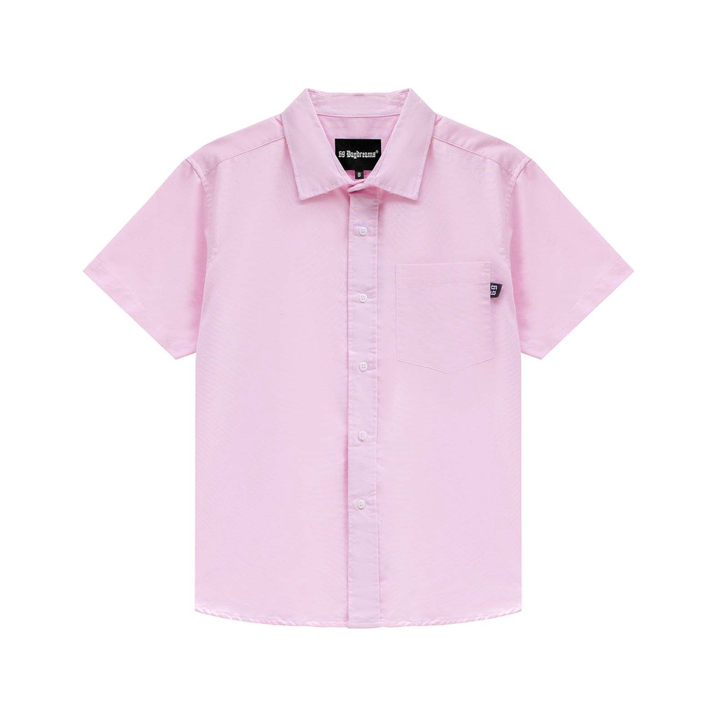 PINK BASIC SHIRT - Áo Sơ Mi Tay Ngắn <69DAYDREAMS> CHÍNH HÃNG