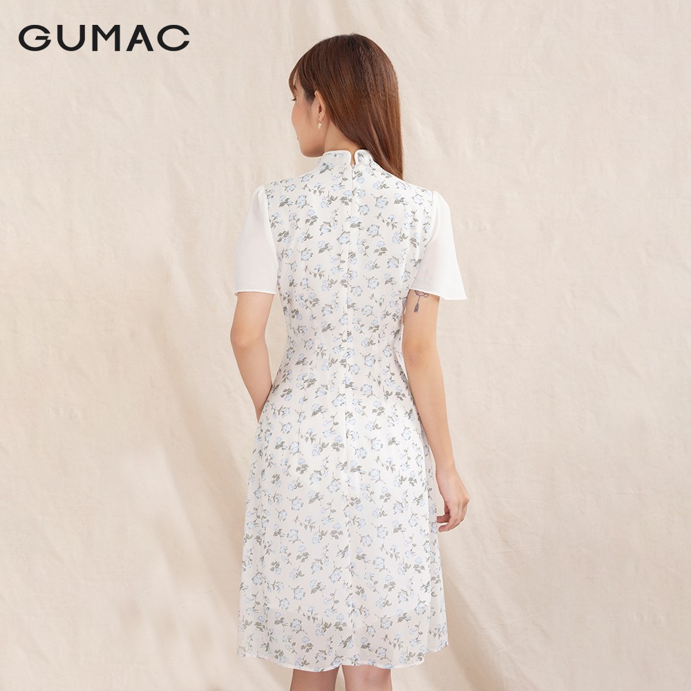 [Mã WAGU12 giảm 20% tối đa 50k đơn 150k] Đầm cổ tàu tay loe DA10130 GUMAC | BigBuy360 - bigbuy360.vn