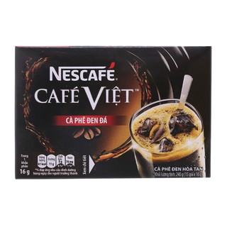 Cà Phê Đen Đá Café Việt Nescafé Hộp 15 Gói X 16G