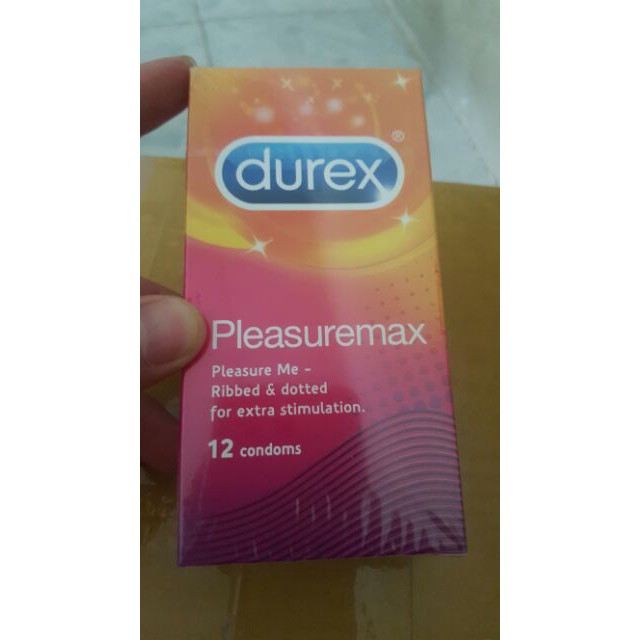 [Siêu giảm giá ]Bao cao su GÂN GAI Liti Durex Pleasuremax - 12 cái
