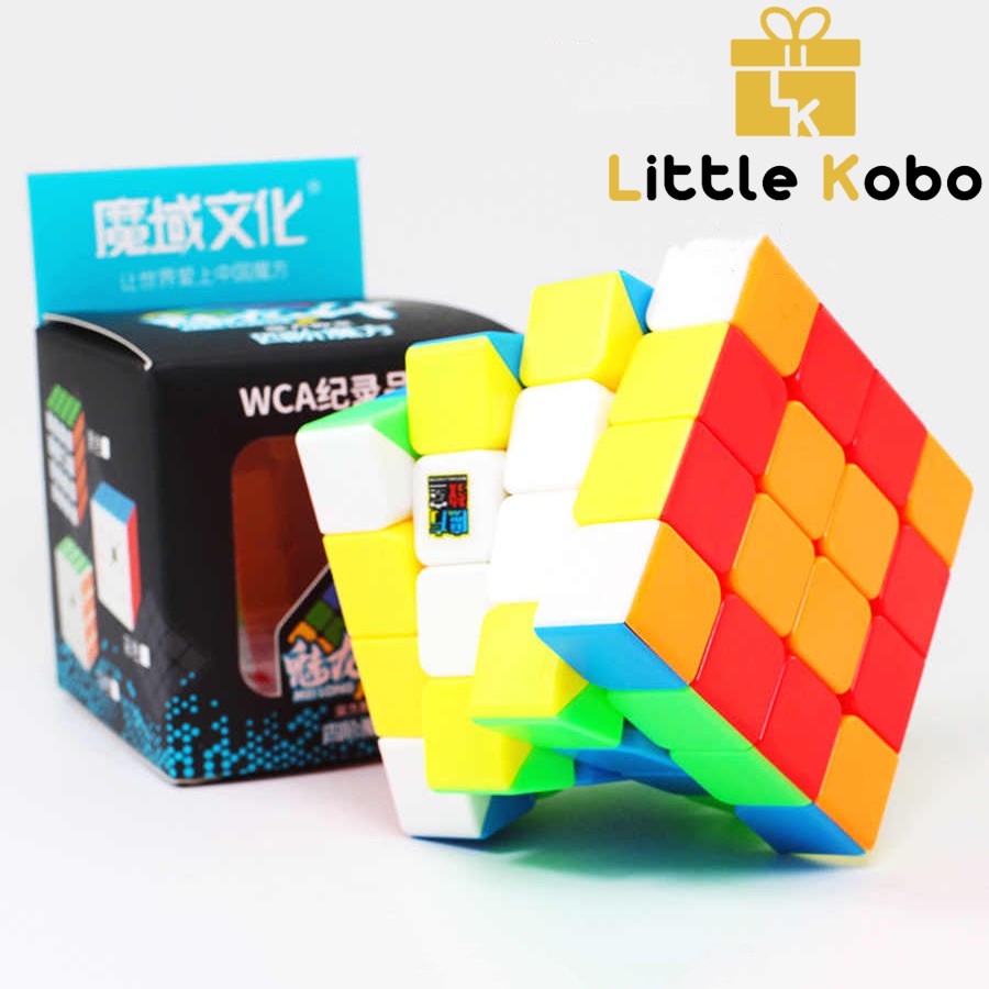 Rubik 4x4 Stickerless MoYu MeiLong MFJS Rubik 4 Tầng