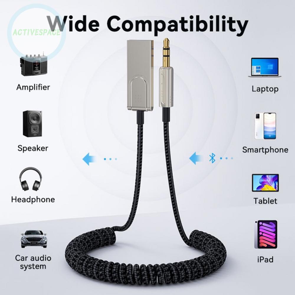Bluetooth Receiver Adapter SBC Sound Uncode USB Port 3.5mm Plug Bluetooth 5.1