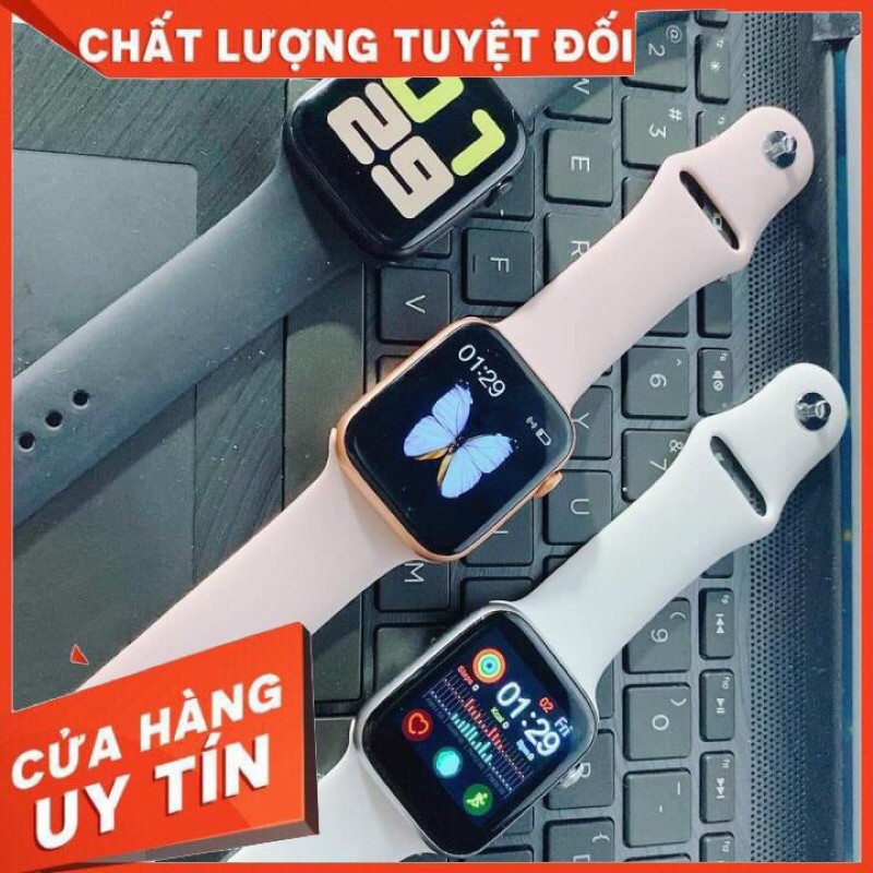 Đồng Hồ Thông Minh T500 Mới nhất 2021 seri 6  Thay Ảnh Thay Dây kết nối bluetooth 44mm Đo nhịp tim.