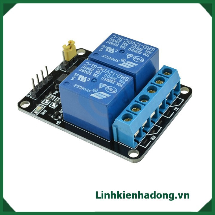 Module Relay 2 kênh (12V) Active Low