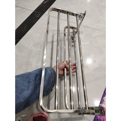 Kệ treo khăn nhà tắm INOX 304  (100% chất liệu INOX) ( chống gỉ và bám vân tay) bảo hành 5 năm, INOX dày và đặc bao test