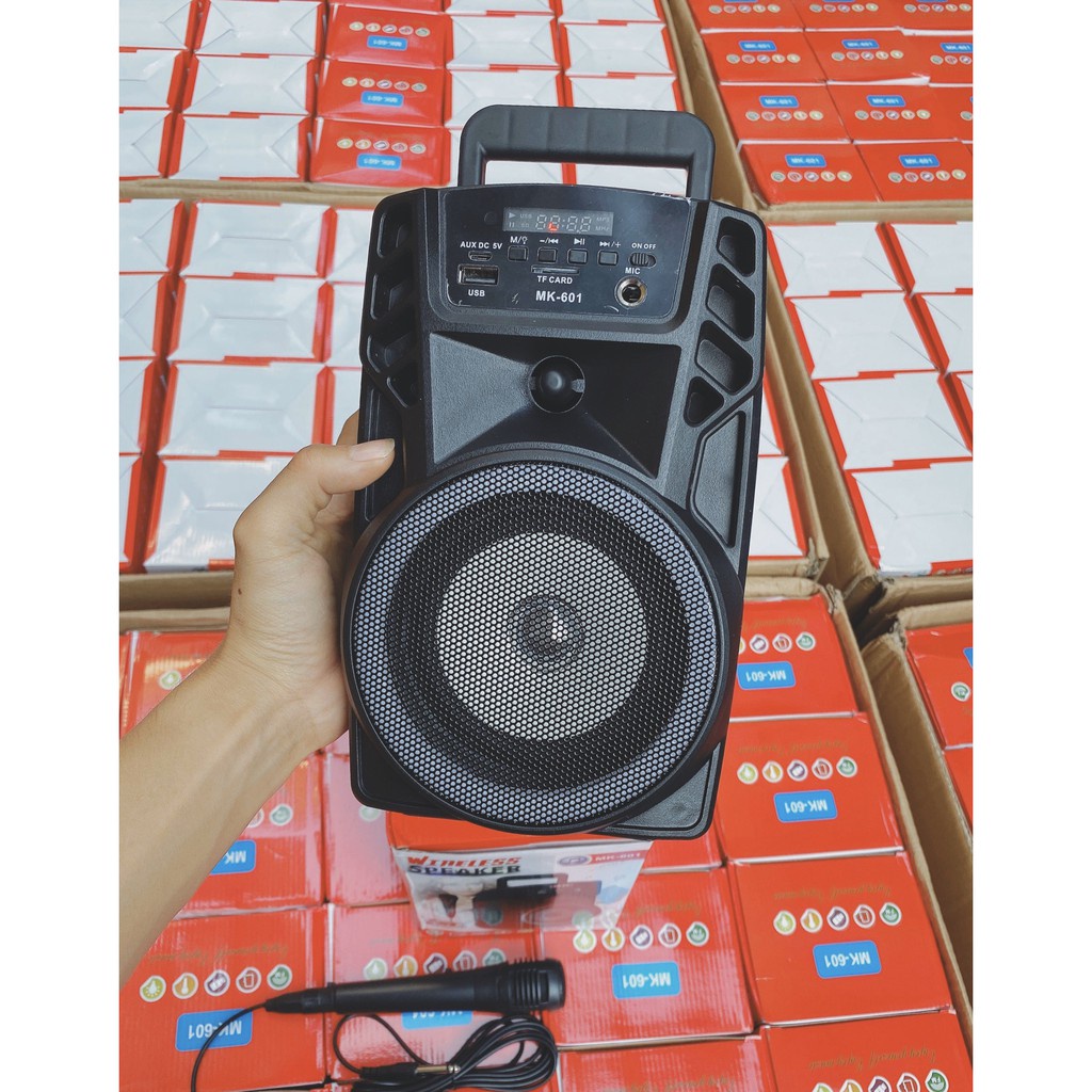 Loa kẹo kéo mini 🌸FREE SHIP🌸 loa kẹo kéo tặng kèm mic MK601 mã sp KN119