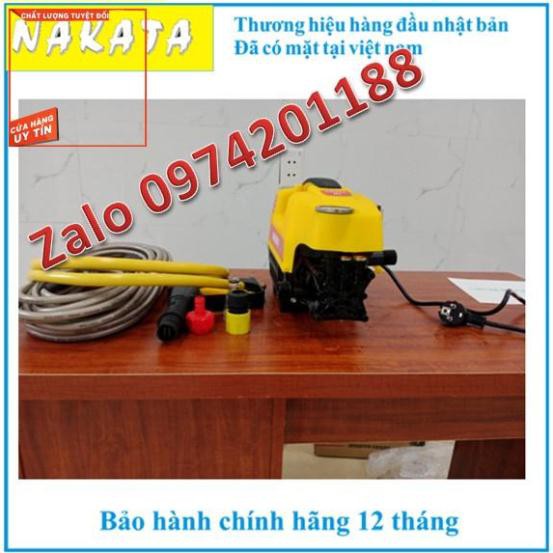 Máy rửa xe NAKATA N1 2800w, hàng công ty - tặng bình