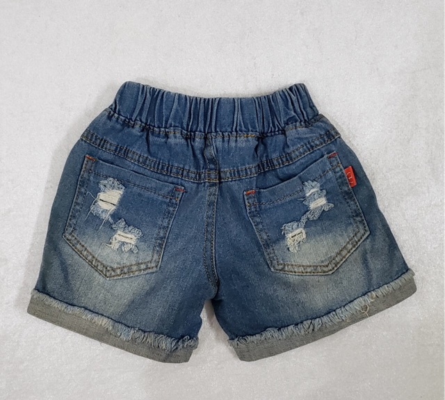 Quần Short Jeans bé trai bé gái 10kg -26kg Sale70