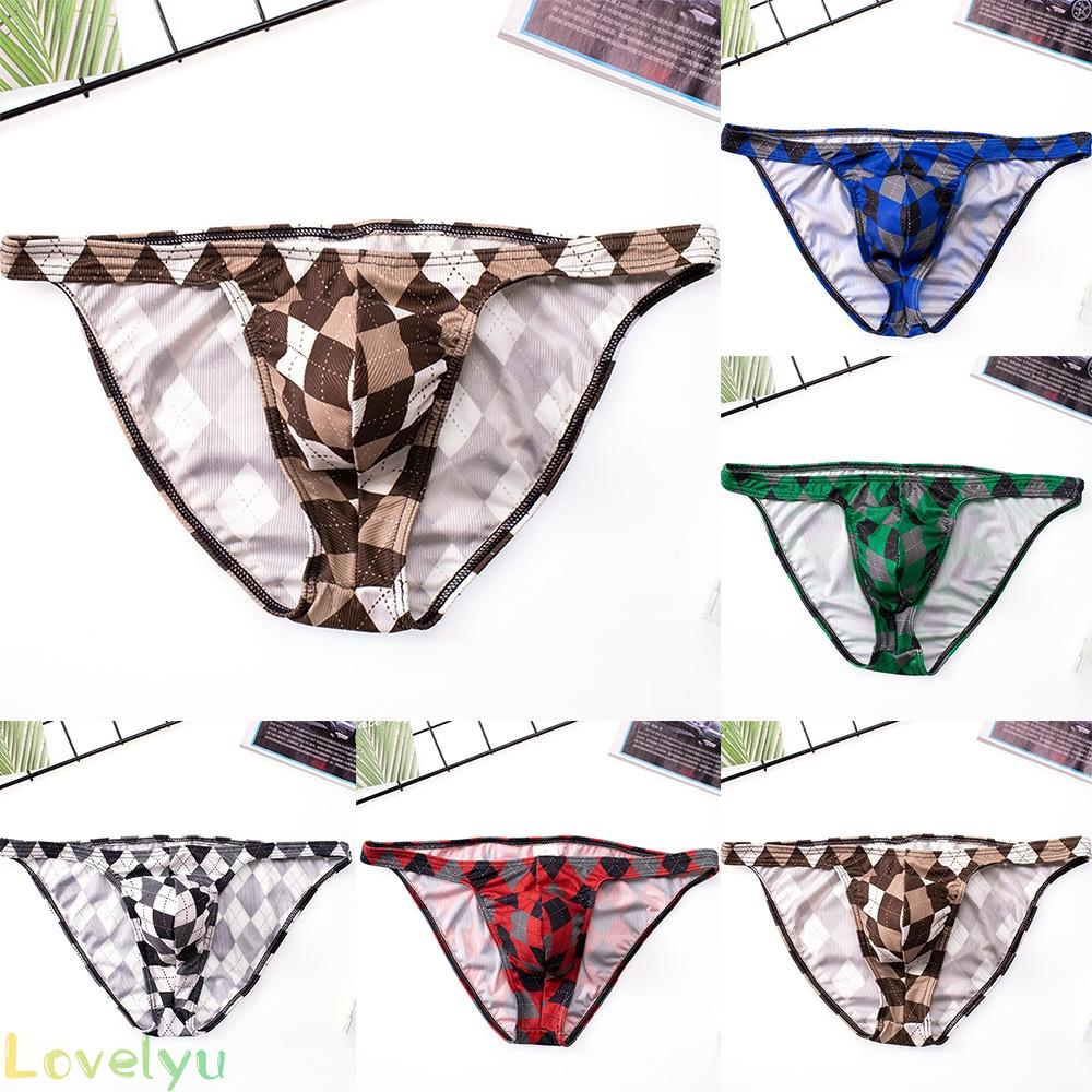 【Ready Stock】Mens Briefs Breathable Bulge Pouch Knickers Lingerie Panties Polyester@New