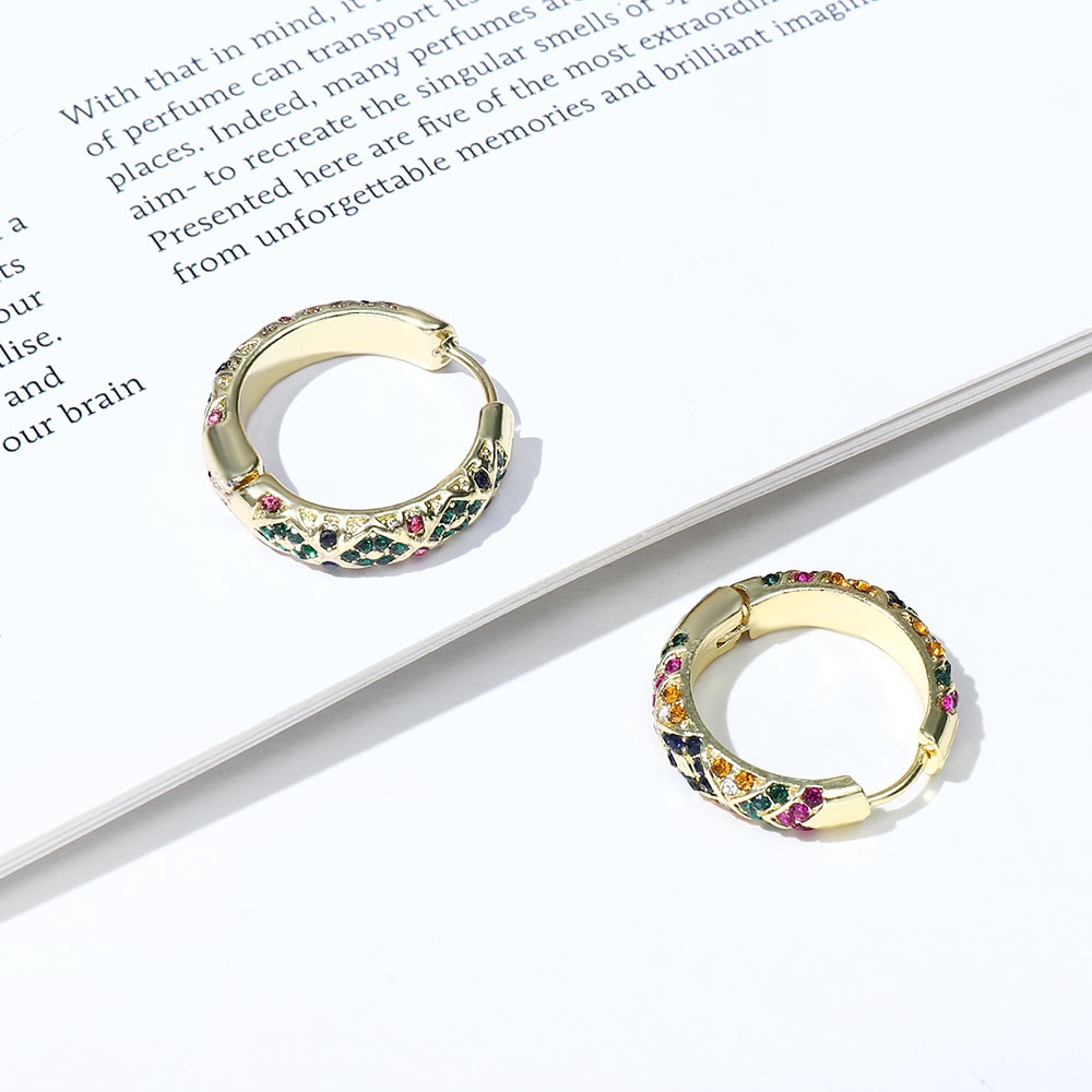 Set 1/2 khuyên tai kim loại phong cách retro cho nữ