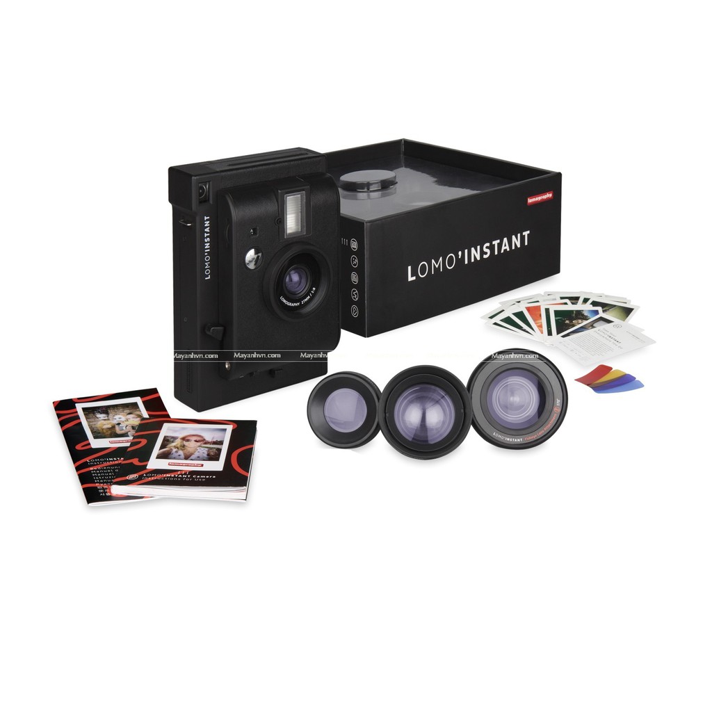 Máy chụp ảnh in liền Lomo'Instant + 3 Lenses (Chính Hãng- Bảo hành 12 tháng)