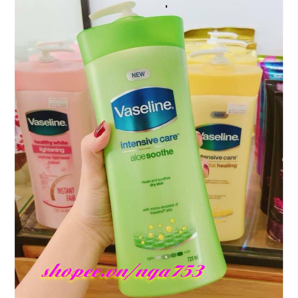 Sữa Dưỡng Thể Vaseline 725ml - Màu Xanh 100% Chính Hãng shop 99K cung cấp và bảo trợ.