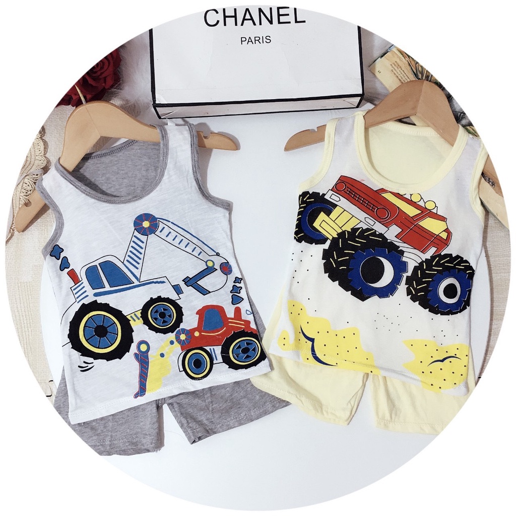 [HCM][HOT] BỘ BA LỖ CHẤT COTTON XUẤT XỊN MÀU SẮC NHƯ ẢNH CHO BÉ TRAI COOL NGẦU 8-20KG. VIDEO THẬT. XƯỞNG MAY BIBO