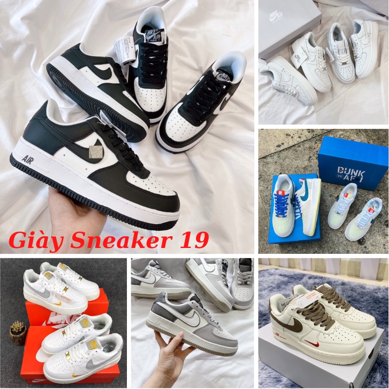 Giày AF1 Xám Lông Chuột, Giày Thể Thao AF1 Vệt Nâu, Vệt Xám Các Mẫu Hót 2022 Tặng Full Box Bill