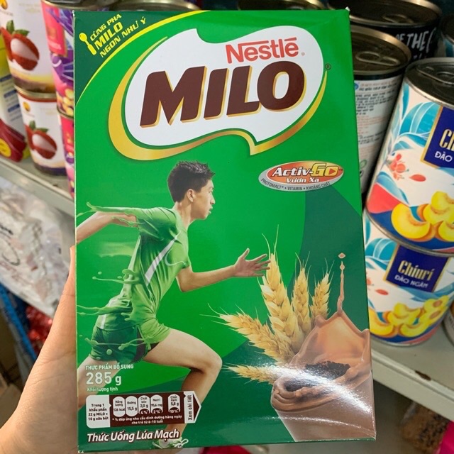Milo Lúa Mạch Hộp Giấy 285gram