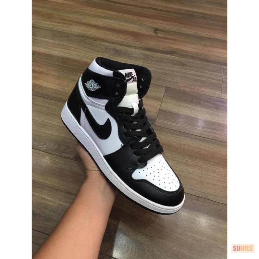 [XẢ KHO] Giày Thể Thao❤️ + Freeship ❤️ Jordan 1 Cao Cổ Đen Trắng Đủ Size Nam Nữ hot 2021