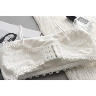 1 Áo bra 2 dây cotton tăm