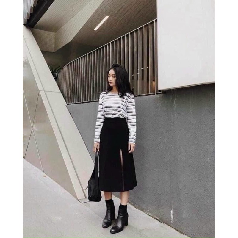 CHÂN VÁY MIDI XẺ | BigBuy360 - bigbuy360.vn