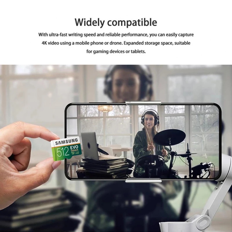 Thẻ Nhớ Samsung Micro SD TF 128GB UHS-1 100MB / S TF