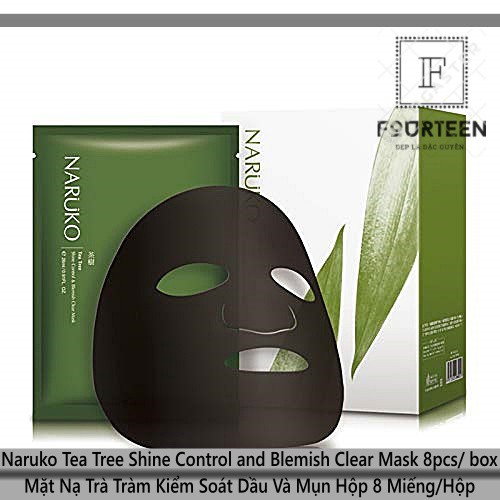 NARUKO TEA TREE MASK - MẶT NẠ TRÀ TRÀM KIỂM SOÁT DẦU VÀ MỤN - 1 MIẾNG