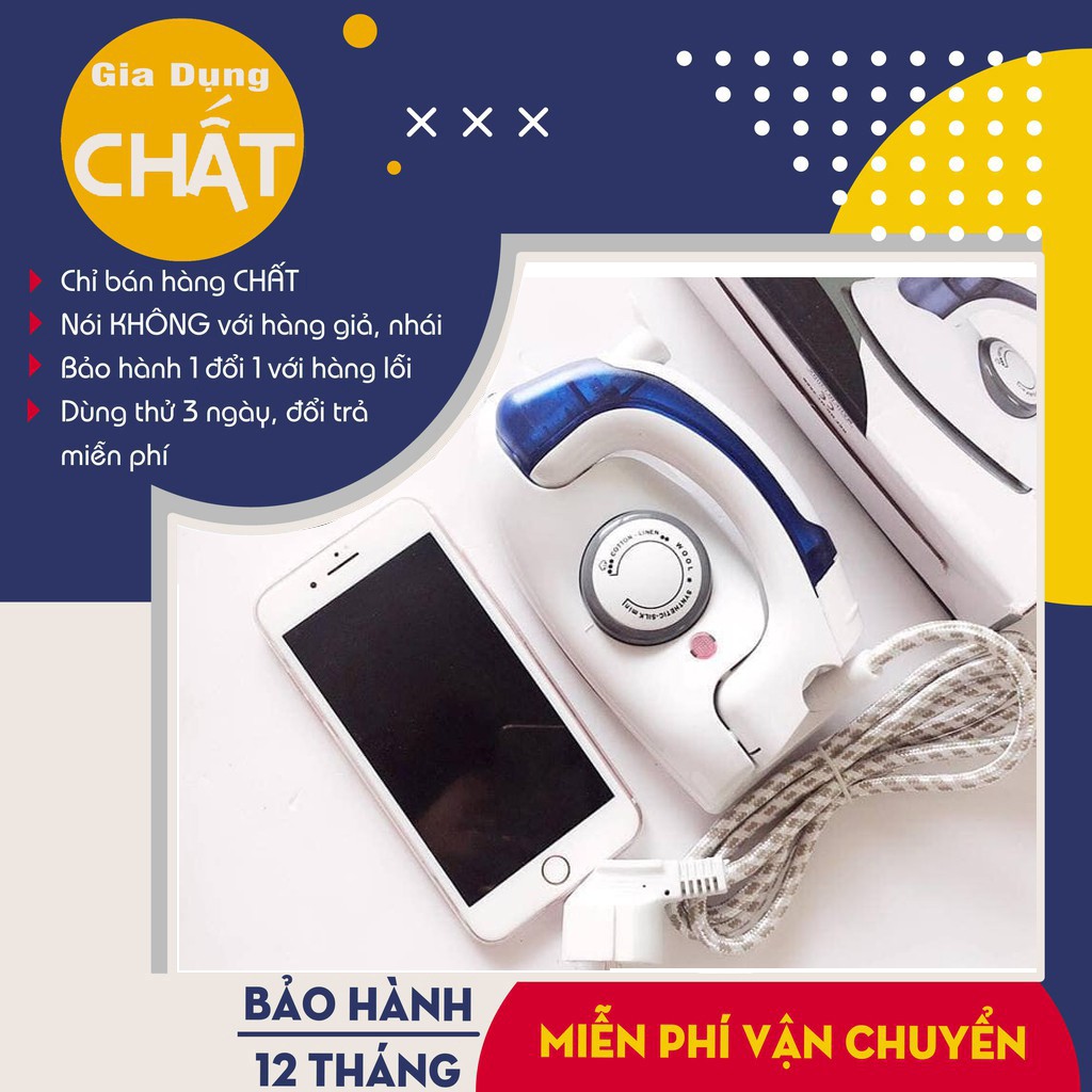 [Hàng Nội Địa] Bàn Là Hơi Nước Mini Du Lịch Siêu Gọn, Bàn Ủi Hơi Nước Gấp Gọn - BH 12 Tháng