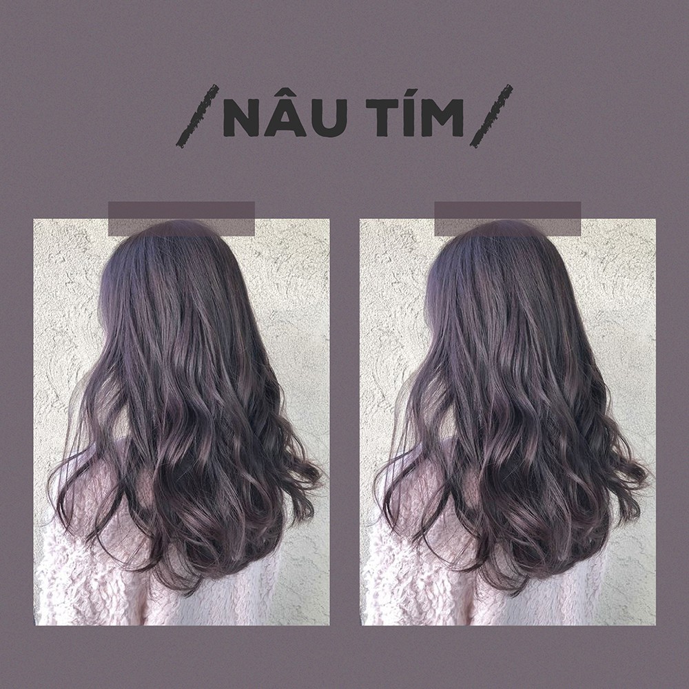 Thuốc nhuộm tóc Phúc Bồn Tử - Nâu Tím