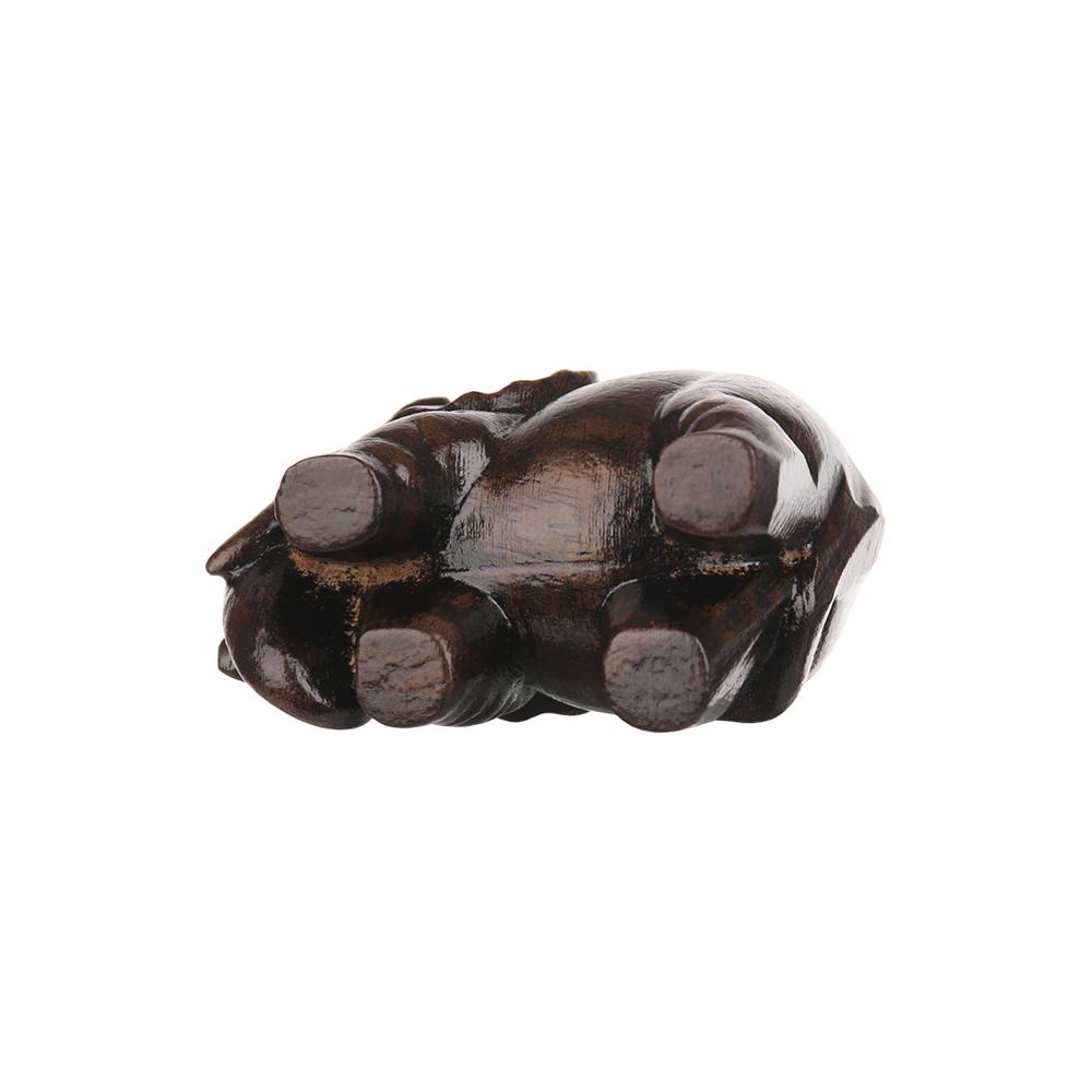 Yola bức tượng voi bằng gỗ chạm khắc tiểu cảnh trang trí nhà bằng gỗ thủ công lucky charm